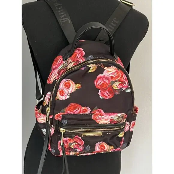Juicy Couture | Bags | Juicy Couture Backpack Roses Black  display picture 1